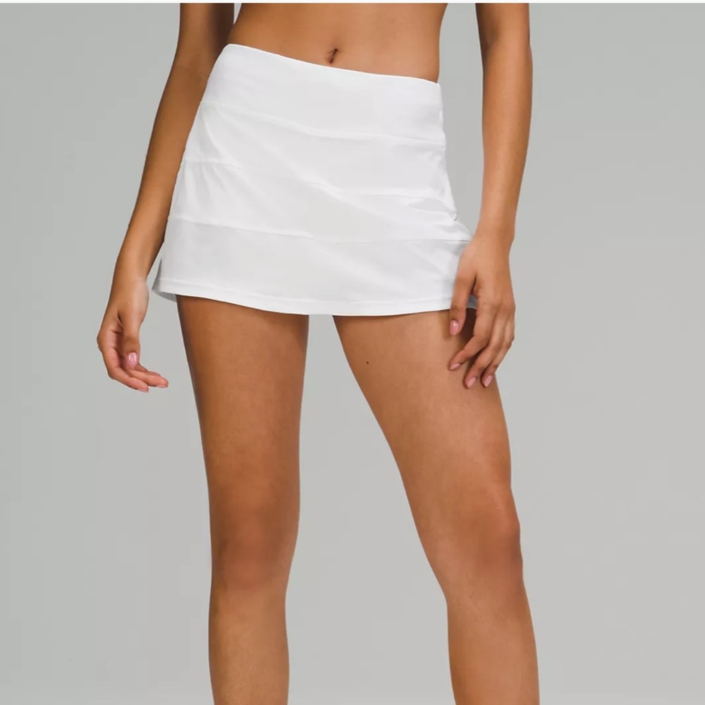 Lululemon Pace Rival Skirt in White